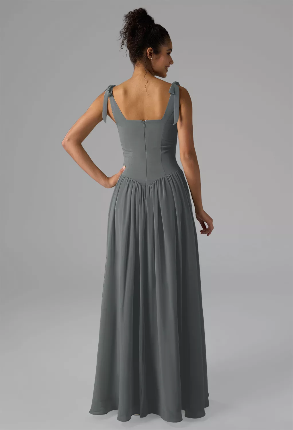 Steel Gray Bridesmaid Dresses | AW.Bridal UK