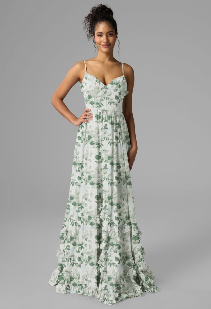AW Kaitlin Tea Green Shade  Wedding Guest Dresses