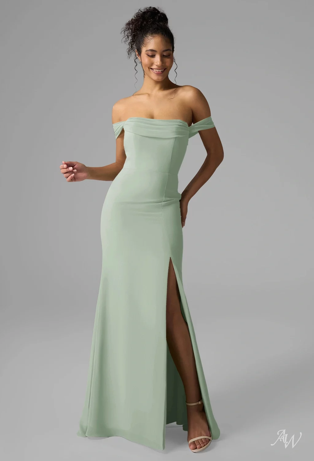 AW Chelsea Sage Green Bridesmaid Dresses | AW.Bridal UK