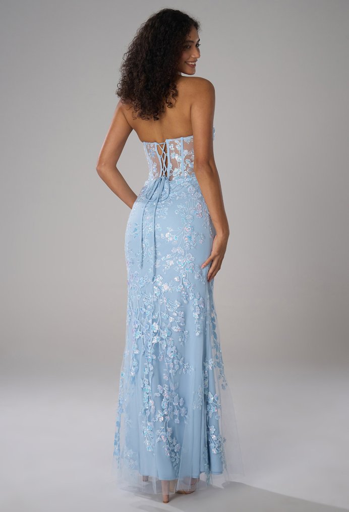 AW Ebony Baby Blue  Dresses