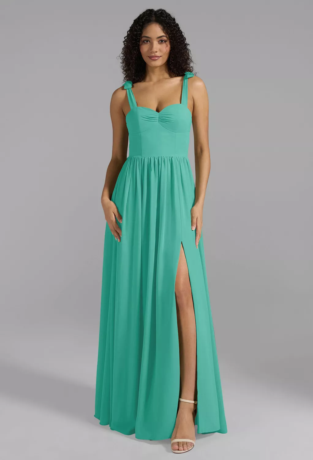 tiffany blue bridesmaid dresses uk Page 5 Stunning African American woman 4 way Stretch for emerald green wedding guest dress Color:Sandstone