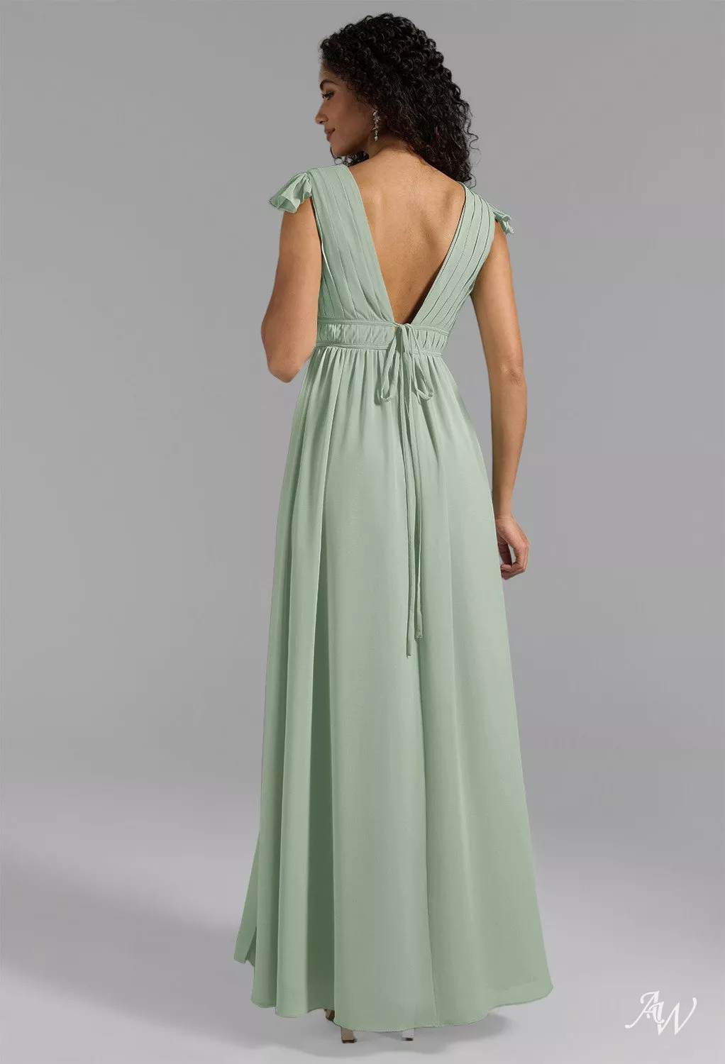 AW Isabella Sage Green Bridesmaid Dresses | AW.Bridal UK