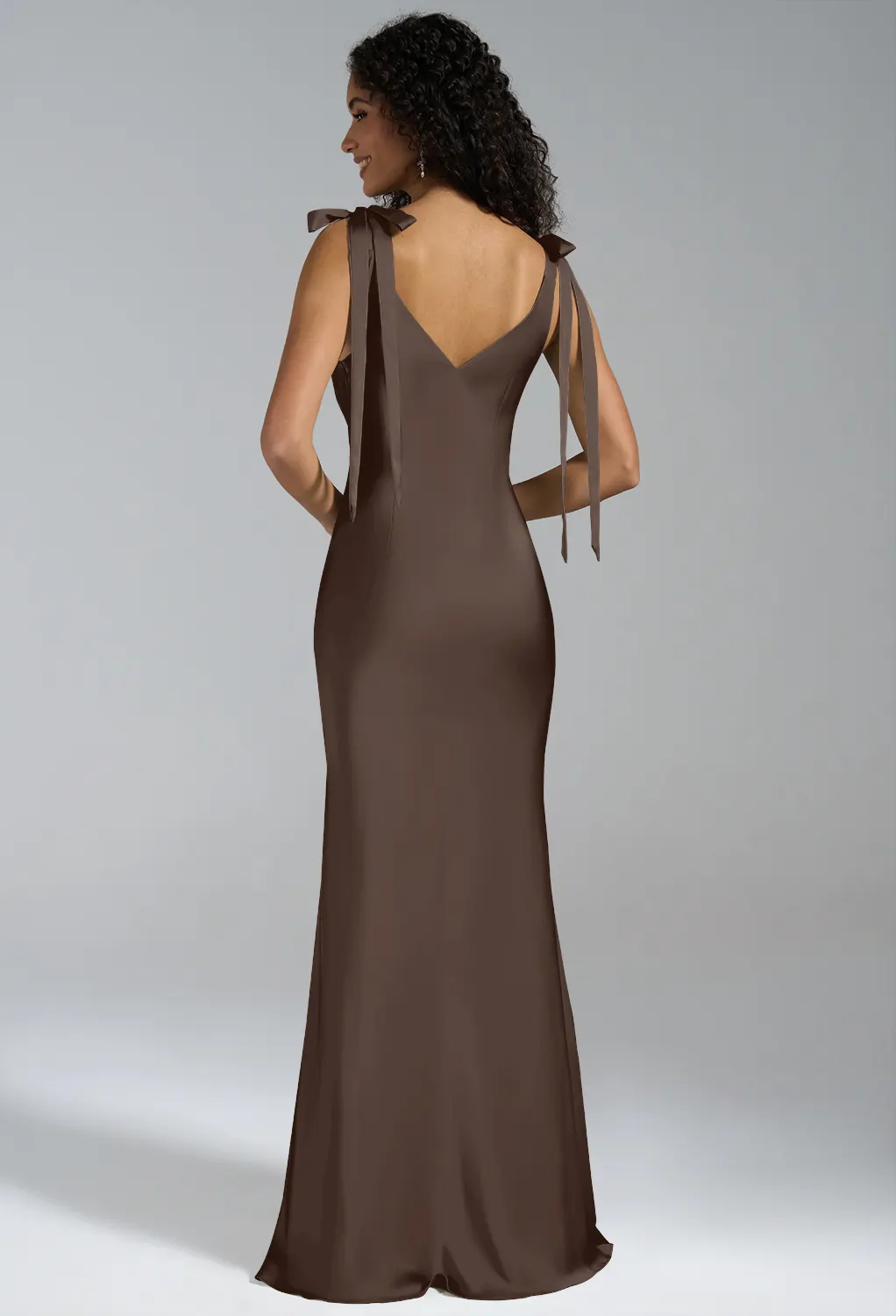 black tie brown dress Diaz Dress - Chocolate, AU/UK 10