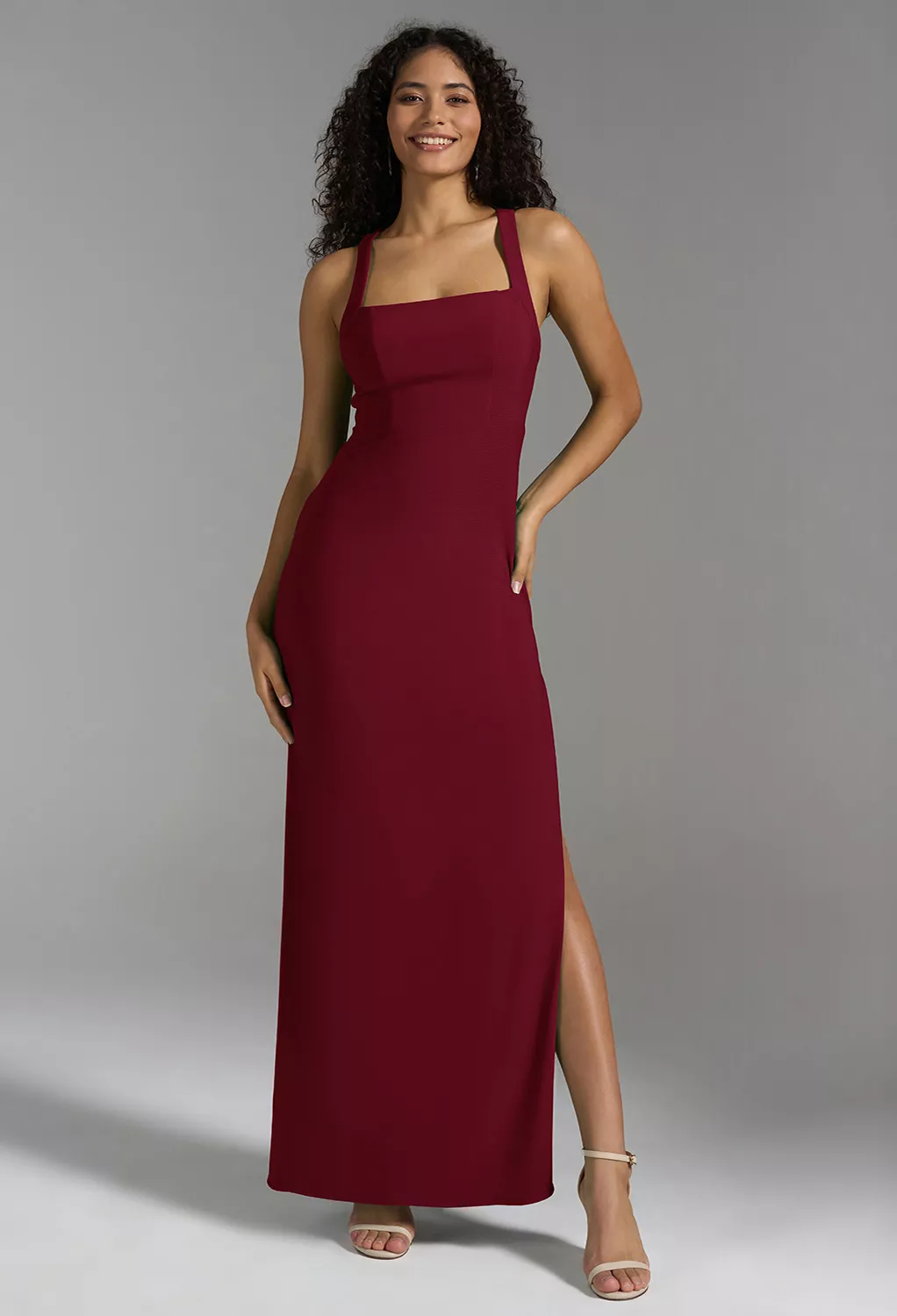 brown amanda uprichard dress WEDTREND Women Burgundy Mother of the Bride Dress Ruched Mermaid Off the  Shoulder Wedding Guest Dress  Wedtrend UK