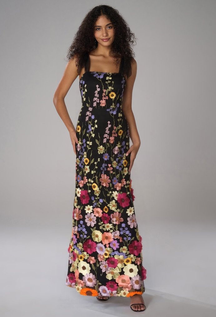 AW Livia Black  Floral Dresses