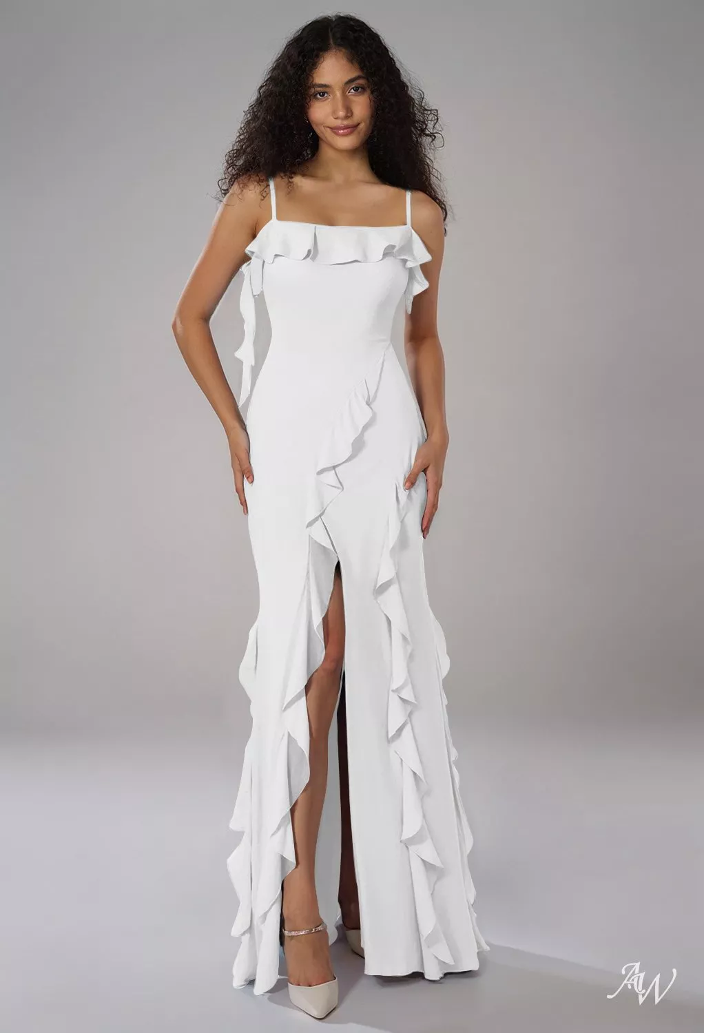AW Kaiden White Bridesmaid Dresses | AW.Bridal UK