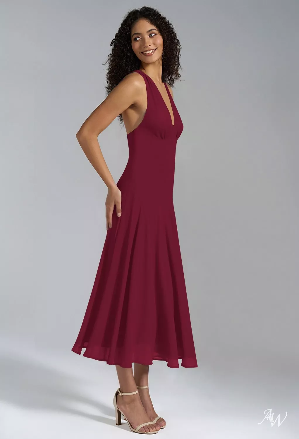 princess polly baby blue dress TALLY Chocolate Brown Bandeau Maxi Dress