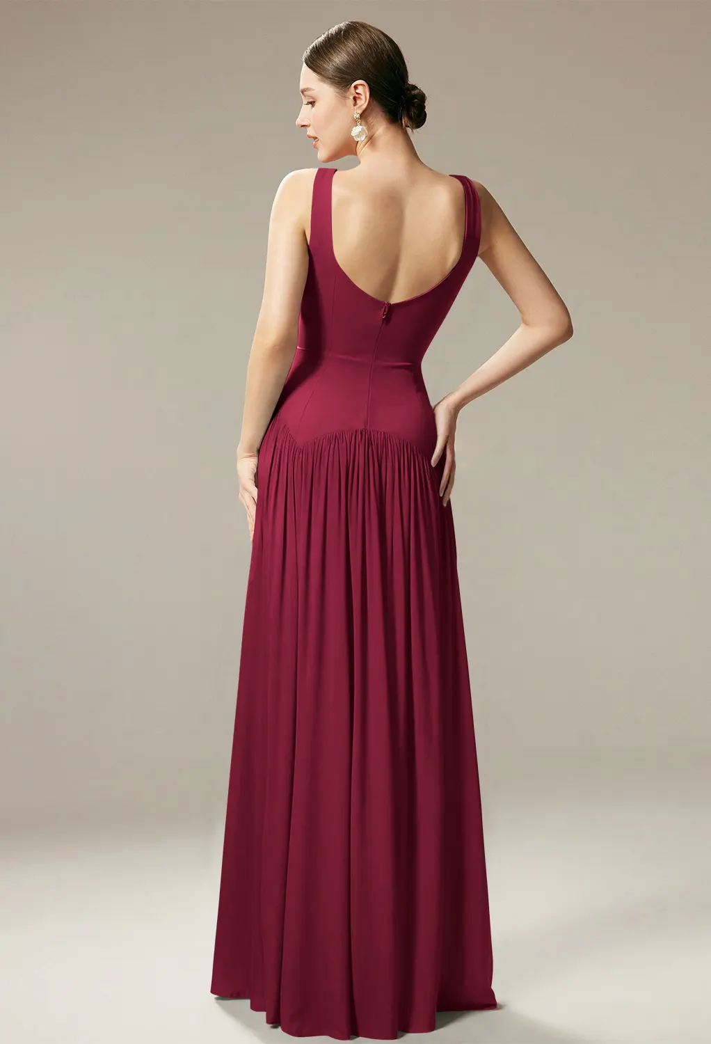 Burgundy Bridesmaid Dresses