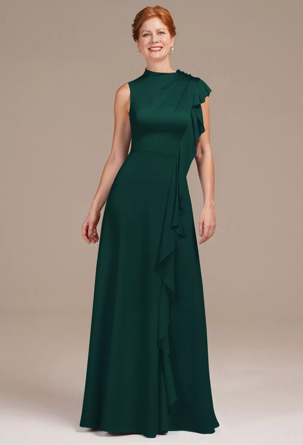 green mother of the bride dresses uk Queendancer Women Burnout Velvet Dark Green Mother of Bride Dress V-neck Bridesmaid  Dress  queendanceruk
