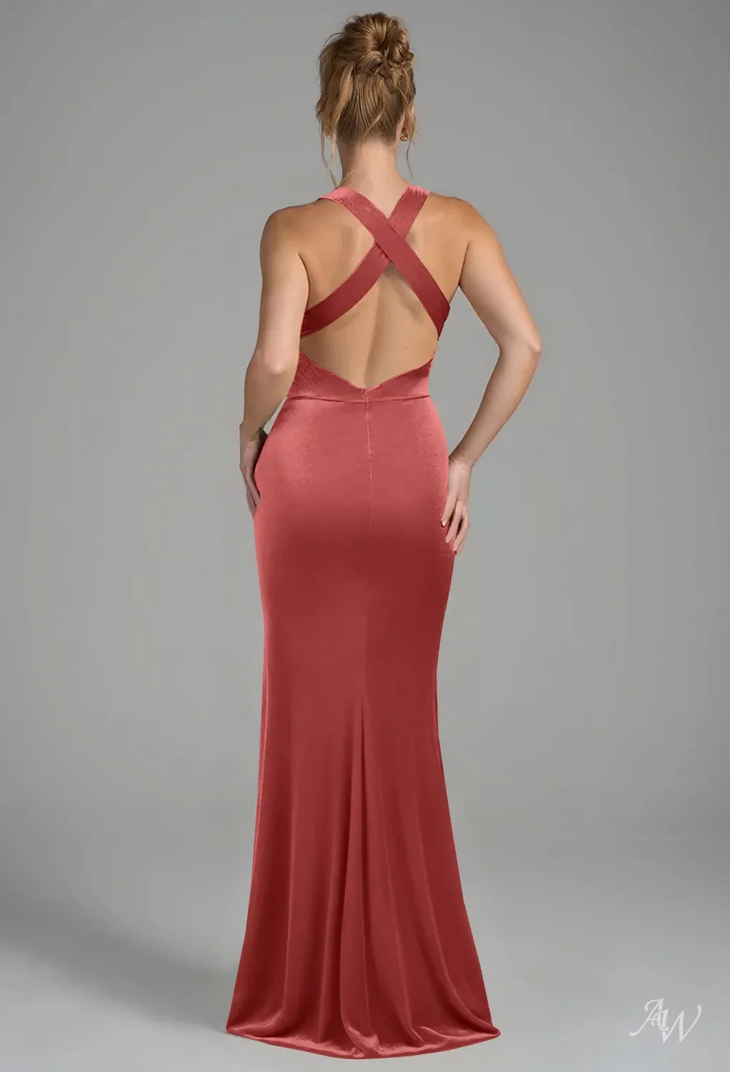 AW Leila Dusty Rose Bridesmaid Dresses | AW.Bridal UK