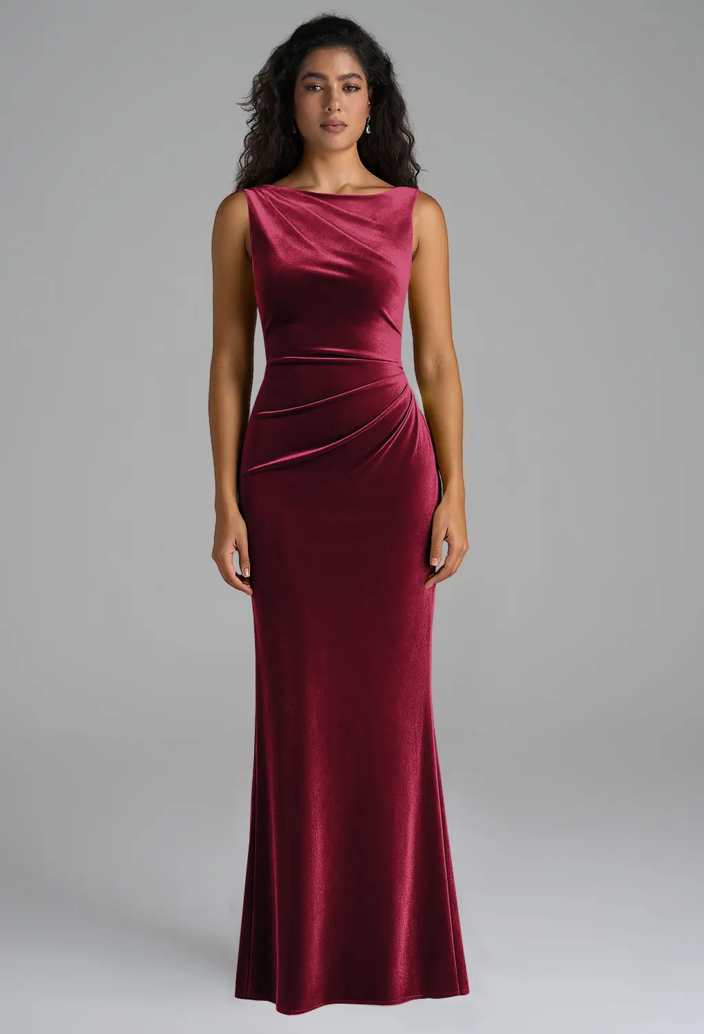 Burgundy, Velvet Bridesmaid Dresses | AW.Bridal UK
