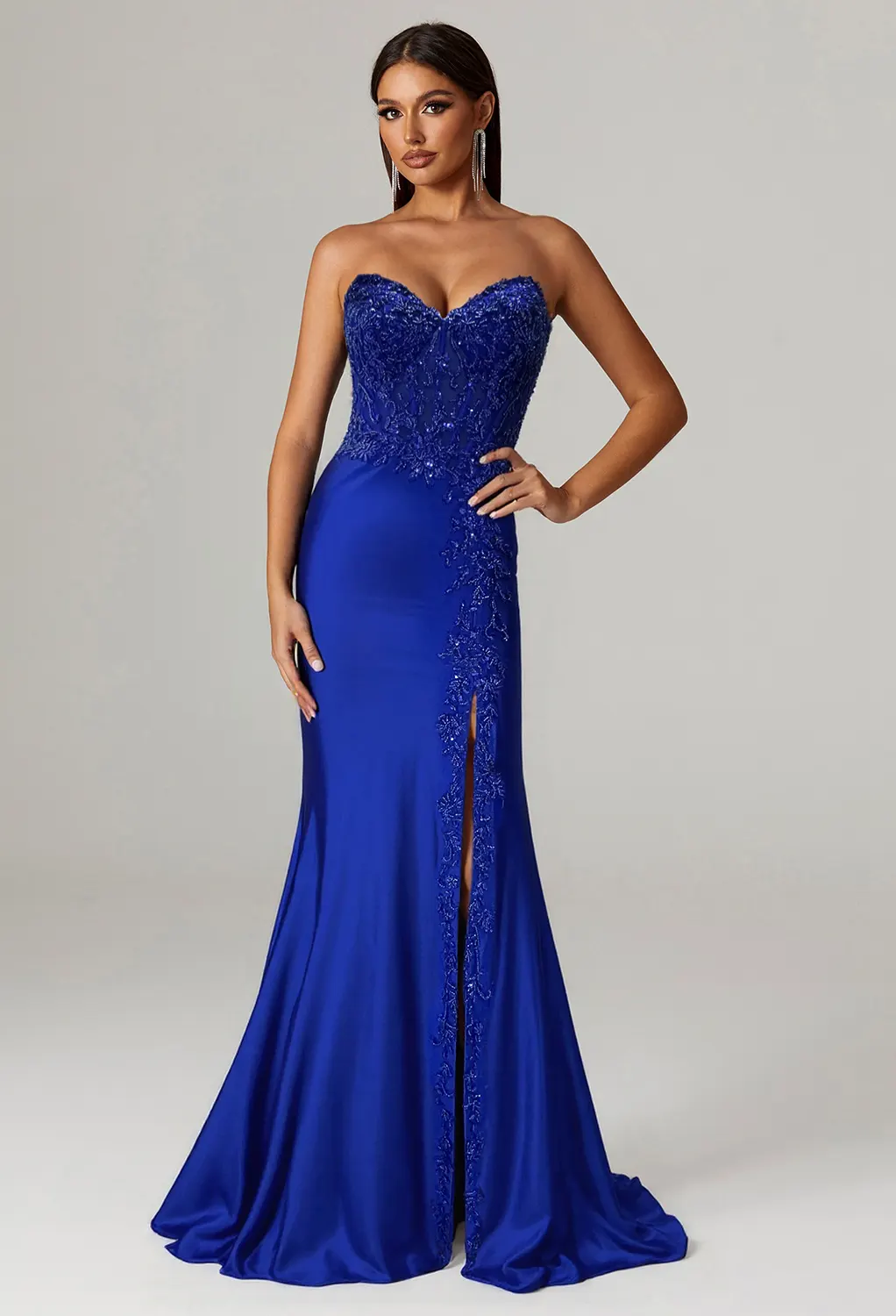 sachin and babi light blue dress Long Mother of the Bride Dresses, 50% Off